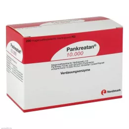 PANKREATAN 10.000 cápsulas duras gastro-resistentes, 200 unidades