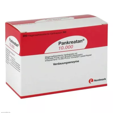 PANKREATAN 10.000 cápsulas duras gastro-resistentes, 200 unidades PANKREATAN 10.000 cápsulas duras gastro-resistentes, 200 unidades