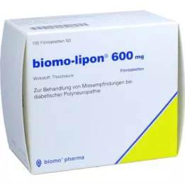 BIOMO-lipon 600 mg comprimidos revestidos por película, 100 unid