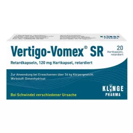 VERTIGO-VOMEX SR Cápsulas de libertação prolongada, 20 unidades