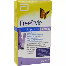 FREESTYLE Tira-teste de cetonemia de precisão ß-cetona, 10 unid
