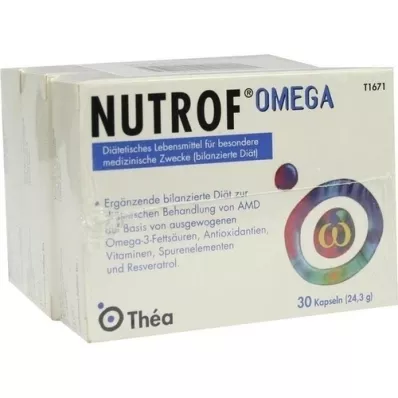 NUTROF Cápsulas Omega, 3X30 pcs
