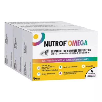 Cápsulas Nutrof Omega, 3x30 unidades