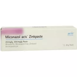 MICONAZOL Pasta de zinco acis, 20 g