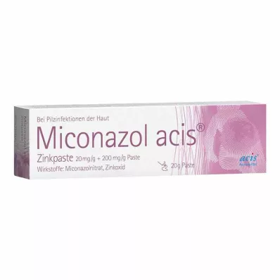 Pasta de miconazol acis zinco, 20 g