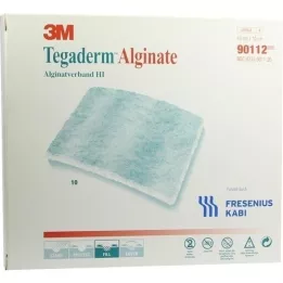 TEGADERM Alginato FK Compressas 10x10 cm 90112, 10 unid