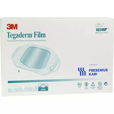 TEGADERM Filme 6x7 cm 1624NP, 5 peças