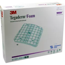 TEGADERM Ligadura de espuma FK 8,8x8,8 cm 90604, 10 unid