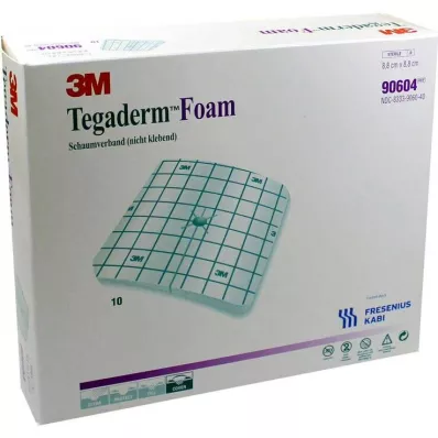 TEGADERM Ligadura de espuma FK 8,8x8,8 cm 90604, 10 unid