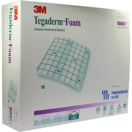 TEGADERM Ligadura de espuma FK 10x10 cm 90601, 10 unid