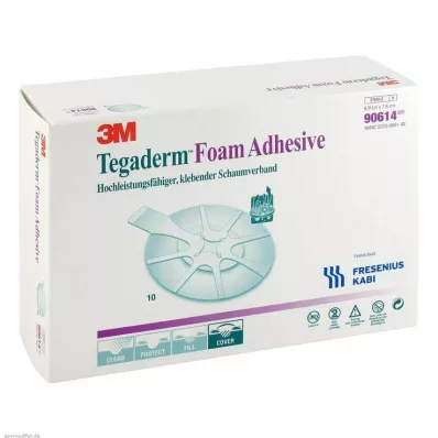 TEGADERM Espuma adesiva 6,9x7,6 cm oval 90614, 10 unid TEGADERM Espuma adesiva 6,9x7,6 cm oval 90614, 10 unid