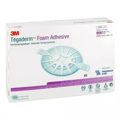 TEGADERM Espuma adesiva FK 10x11 cm oval 90611, 10 unid TEGADERM Espuma adesiva FK 10x11 cm oval 90611, 10 unid