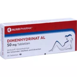DIMENHYDRINAT AL Comprimidos de 50 mg, 20 unidades