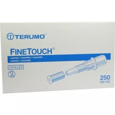 TERUMO Lancetas descartáveis FineTouch, 250 unidades