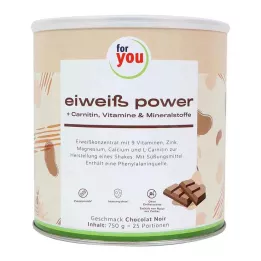 FOR YOU chocolate em pó eiweiß power, 750 g
