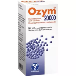OZYM 20.000 cápsulas duras com revestimento entérico, 100 pcs