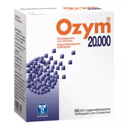 OZYM 20.000 cápsulas duras com revestimento entérico, 200 unidades