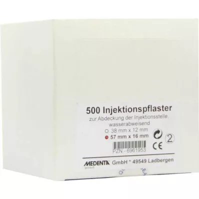 Emplastros de injeção 57x16 mm, 500 un Emplastros de injeção 57x16 mm, 500 un