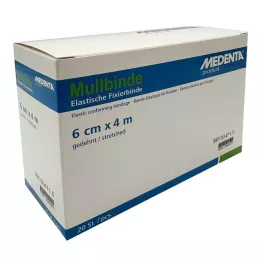 MULLBINDEN elast.6 cmx4 m, 20 pcs