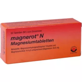 MAGNEROT N Comprimidos de magnésio, 50 unid