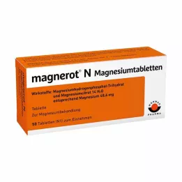 MAGNEROT N Comprimidos de magnésio, 50 unid