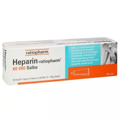 HEPARIN-RATIOPHARM 60.000 pomada, 100 g