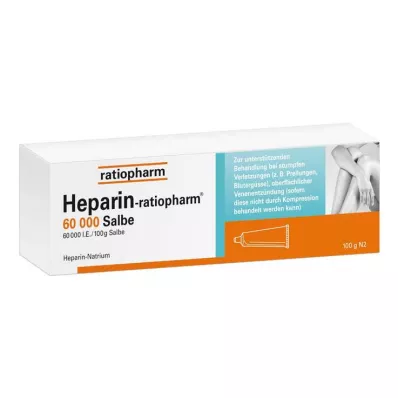 HEPARIN-RATIOPHARM 60.000 pomada, 100 g HEPARIN-RATIOPHARM 60.000 pomada, 100 g