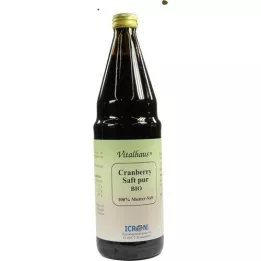 CRANBERRY SAFT Vitalhaus biológico puro, 750 ml