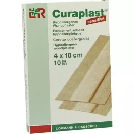 CURAPLAST Penso para feridas sensível 4x10 cm 1 m, 10 pcs