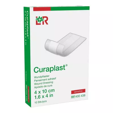 CURAPLAST Penso para feridas sensível 4x10 cm 1 m, 10 pcs