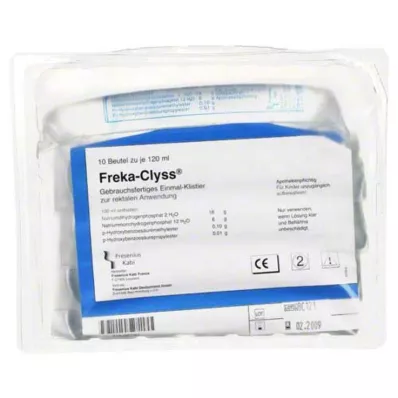FREKA CLYSS Enema, 10X120 ml