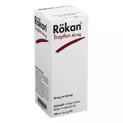 RÖKAN Gotas 40 mg, 100 ml RÖKAN Gotas 40 mg, 100 ml