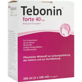 TEBONIN Forte 40 mg solução, 2X100 ml