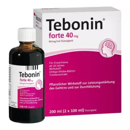 TEBONIN Forte 40 mg solução, 2X100 ml