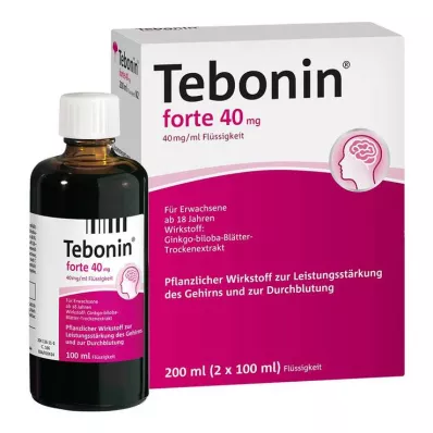 TEBONIN Forte 40 mg solução, 2X100 ml TEBONIN Forte 40 mg solução, 2X100 ml