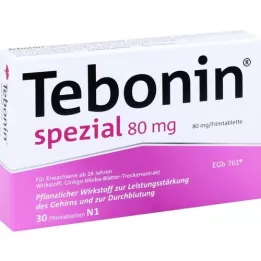 TEBONIN Comprimidos revestidos por película especiais de 80 mg, 30 unidades