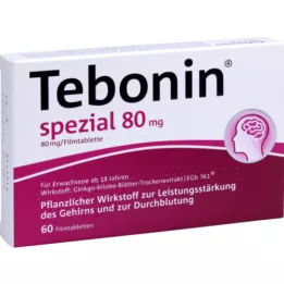 TEBONIN Comprimidos revestidos por película especiais de 80 mg, 60 unidades