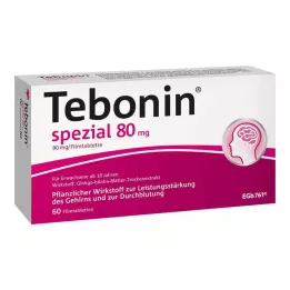 TEBONIN Comprimidos revestidos por película especiais de 80 mg, 60 unidades