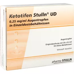 KETOTIFEN Stulln UD Pipeta de dose única para colírio, 20X0,4 ml