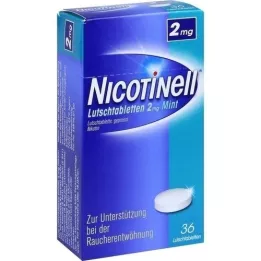 NICOTINELL Pastilhas 2 mg Menta, 36 unid