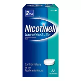 NICOTINELL Pastilhas 2 mg Menta, 36 unid
