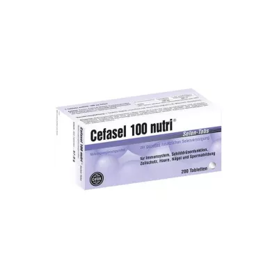 Cefasel 100 nutri Selenium Tabs comprimidos, 200 unid Cefasel 100 nutri Selenium Tabs comprimidos, 200 unid