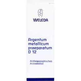ARGENTUM METALLICUM praeparatum D 12 Trituração, 20 g