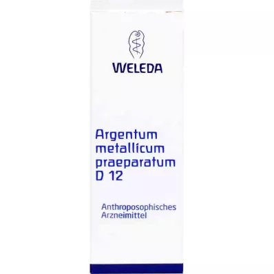ARGENTUM METALLICUM praeparatum D 12 Trituração, 20 g ARGENTUM METALLICUM praeparatum D 12 Trituração, 20 g