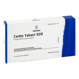 CARBO TABACI D 20 ampolas, 8 unid
