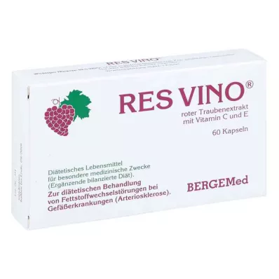 RES VINO Cápsulas, 60 unidades