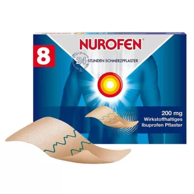 NUROFEN® adesivos para dor de 24 horas 200 mg, 8 unidades NUROFEN® adesivos para dor de 24 horas 200 mg, 8 unidades