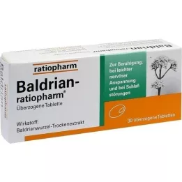BALDRIAN-RATIOPHARM Comprimidos revestidos, 30 unidades