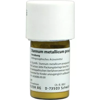 STANNUM METALLICUM praeparatum D 12 Trituração, 20 g