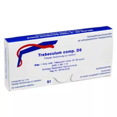 TRABECULUM comp.D 6 ampolas, 8 unid TRABECULUM comp.D 6 ampolas, 8 unid